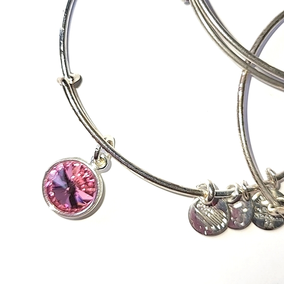 LOT OF 3 ALEX AND ANI BIRTHSTONE BRACELETS - Picture 2 of 9